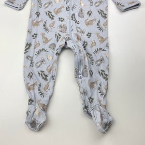 Unisex Anko, cotton zip coverall / romper, GUC, size 00,  