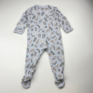 Unisex Anko, cotton zip coverall / romper, GUC, size 00,  