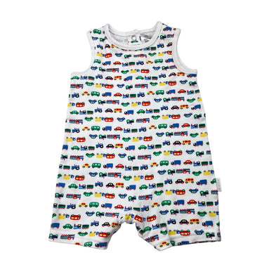 Boys Target, cotton romper, cars, GUC, size 00,  