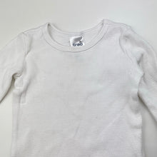 Load image into Gallery viewer, Unisex Anko, waffle cotton long sleeve top, FUC, size 00,  