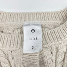Load image into Gallery viewer, Girls Target, knitted cardigan, marks back sleeves, FUC, size 3,  