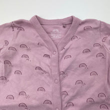 Load image into Gallery viewer, Girls Next, cotton coverall / romper, rainbows, GUC, size 0,  