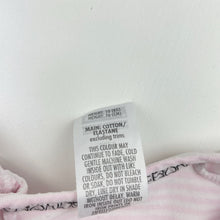 Load image into Gallery viewer, Girls Bonds, zip wondersuit / zippy / romper, GUC, size 0,  