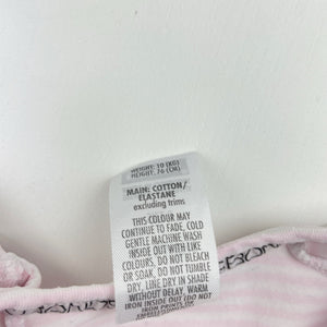 Girls Bonds, zip wondersuit / zippy / romper, GUC, size 0,  