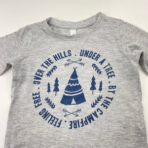 Boys Dymples, grey long sleeve tee / top, FUC, size 1,  