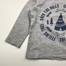 Load image into Gallery viewer, Boys Dymples, grey long sleeve tee / top, FUC, size 1,  