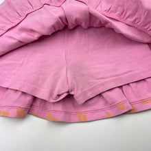 Load image into Gallery viewer, Girls Mango, pink skirt, built-in shorts, elasticated, FUC, size 2,  