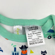 Load image into Gallery viewer, Boys Dymples, soft feel cotton romper, pirate, EUC, size 1,  