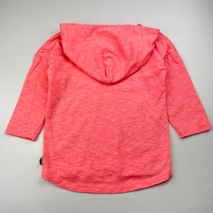 Girls Bonds, long sleeve hooded tee / top, marks on front, FUC, size 2,  