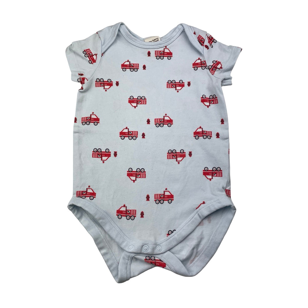 Boys Baby Berry, organic cotton blend bodysuit / romper, GUC, size 0,  