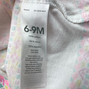 Girls Osh Kosh, cotton singlet / tank top, FUC, size 0,  
