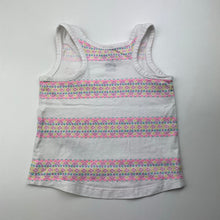 Load image into Gallery viewer, Girls Osh Kosh, cotton singlet / tank top, FUC, size 0,  