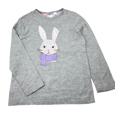 Girls Target, long sleeve pyjama top, rabbit, EUC, size 8,  