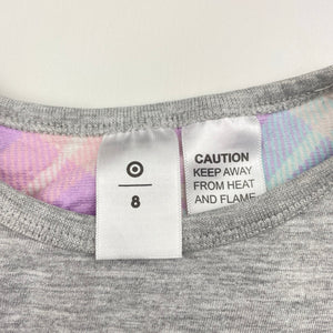 Girls Target, long sleeve pyjama top, rabbit, EUC, size 8,  