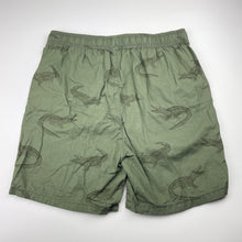 Load image into Gallery viewer, Boys Anko, khaki cotton shorts, elasticated, crocodiles, EUC, size 14,  