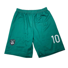 Load image into Gallery viewer, Boys SHEIN, green soccer / activewear shorts, elasticated, EUC, size 8,  