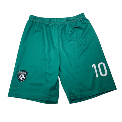 Boys SHEIN, green soccer / activewear shorts, elasticated, EUC, size 8,  