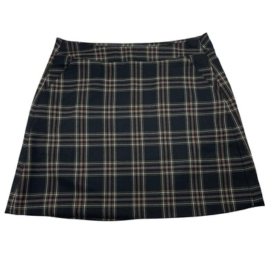 Girls Seed, lined checked skirt, L: 38cm, W: 35.5cm across, EUC, size 14,  