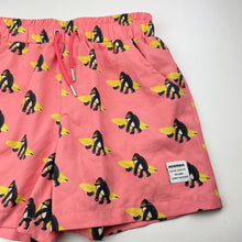 Load image into Gallery viewer, Boys Mosmann, lined board shorts, elasticated, FUC, size 8-9,  