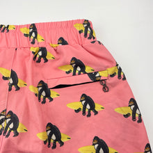 Load image into Gallery viewer, Boys Mosmann, lined board shorts, elasticated, FUC, size 8-9,  