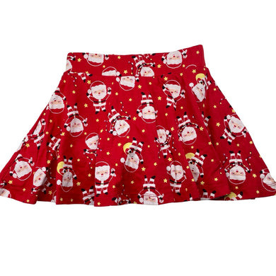 Girls Anko, cotton Christmas skirt, built-in shorts, EUC, size 4,  