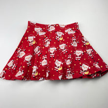 Load image into Gallery viewer, Girls Anko, cotton Christmas skirt, built-in shorts, EUC, size 4,  