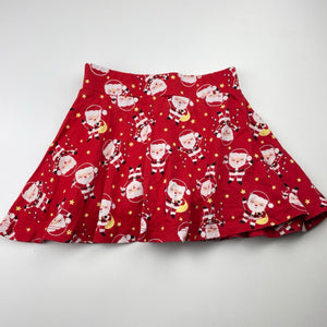 Girls Anko, cotton Christmas skirt, built-in shorts, EUC, size 4,  