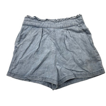 Load image into Gallery viewer, Girls Target, blue lyocell shorts, elasticated, EUC, size 5,  