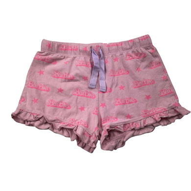Girls Cotton On, Barbie stretchy pyjama shorts, elasticated, GUC, size 7,  