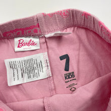 Load image into Gallery viewer, Girls Cotton On, Barbie stretchy pyjama shorts, elasticated, GUC, size 7,  