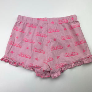 Girls Cotton On, Barbie stretchy pyjama shorts, elasticated, GUC, size 7,  