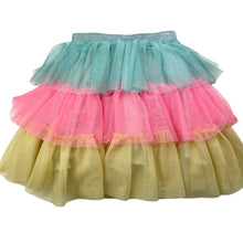 Load image into Gallery viewer, Girls KID, lined tiered tulle skirt, elasticated, L: 33cm, FUC, size 4,  