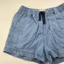 Load image into Gallery viewer, Girls DECJUBA KIDS, blue lyocell shorts, elasticated, GUC, size 10,  