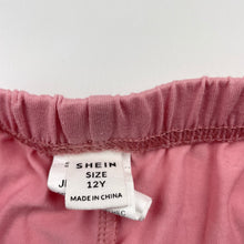 Load image into Gallery viewer, Girls SHEIN, pink pyjama shorts, elasticated, EUC, size 12,  