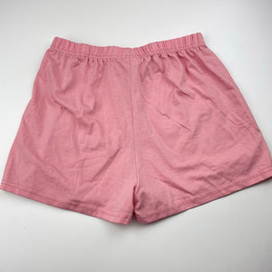 Girls SHEIN, pink pyjama shorts, elasticated, EUC, size 12,  