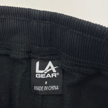 Load image into Gallery viewer, Boys LA Gear, black fleece-lined shorts, elasticated, EUC, size 8,  