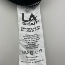 Load image into Gallery viewer, Boys LA Gear, black fleece-lined shorts, elasticated, EUC, size 8,  