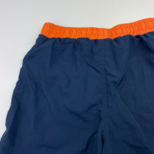 Load image into Gallery viewer, Boys navy, lined lightweight board shorts, elasticated, GUC, size 8,  