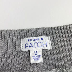 Boys Pumpkin Patch, grey stretch denim shorts, elasticated, EUC, size 9,  