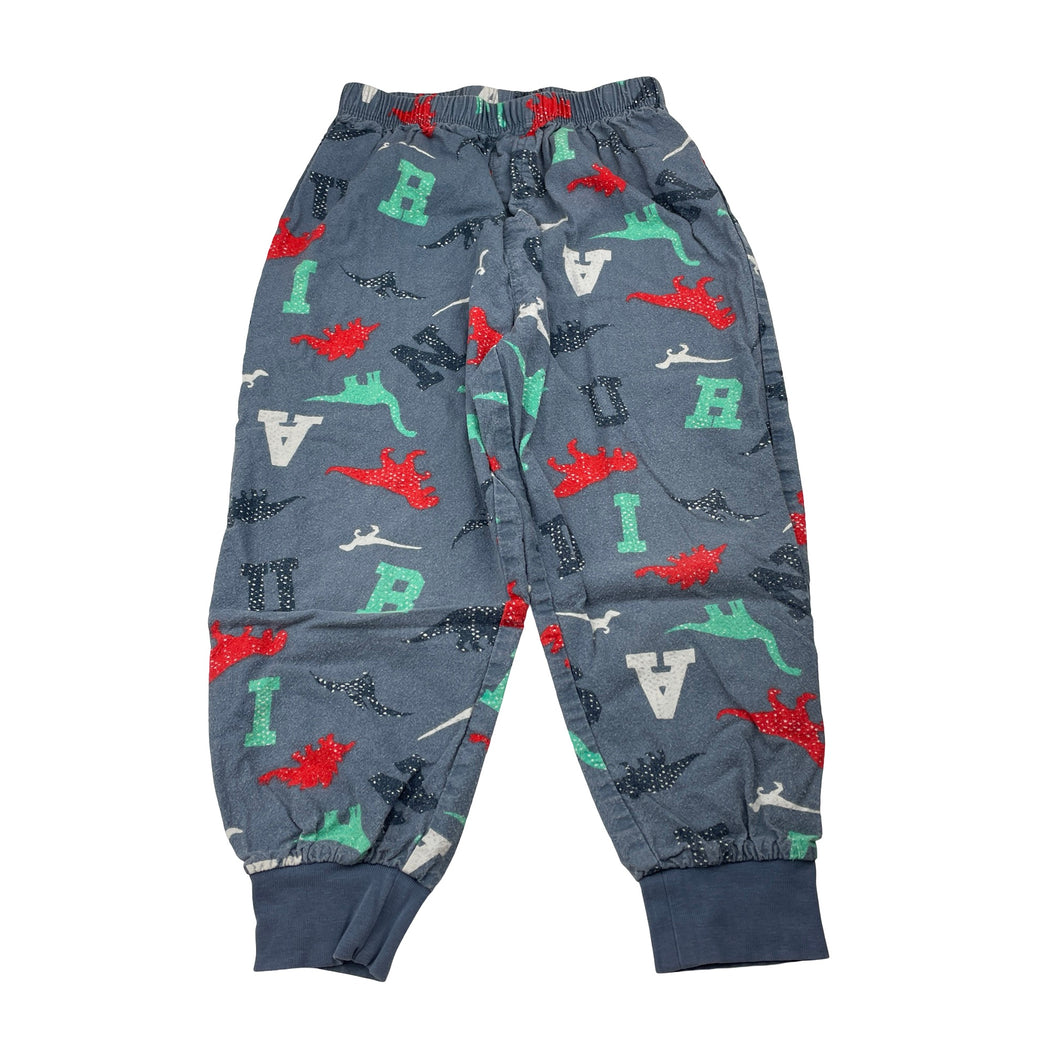 Boys Milkshake, flannel cotton winter pyjama pants / bottoms, dinosaurs, FUC, size 4,  