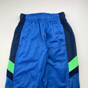 Boys Athletic Works, blue track pants, elasticated, inside leg: 51.5cm, GUC, size 8,  