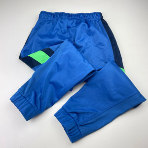 Boys Athletic Works, blue track pants, elasticated, inside leg: 51.5cm, GUC, size 8,  