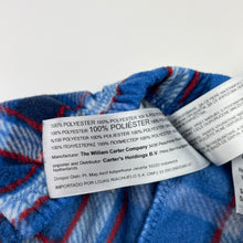 Load image into Gallery viewer, Boys Carter&#39;s, checked fleece pyjama pants / bottoms, GUC, size 4,  