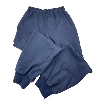Unisex Golden Leaf Uniforms, navy fleece-lined school track pants, inside leg: 60cm, GUC, size 10,  