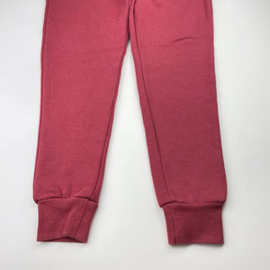 Girls Anko, fleece lined track pants, elasticated, Inside leg: 56.5cm, GUC, size 10,  