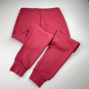 Girls Anko, fleece lined track pants, elasticated, Inside leg: 56.5cm, GUC, size 10,  
