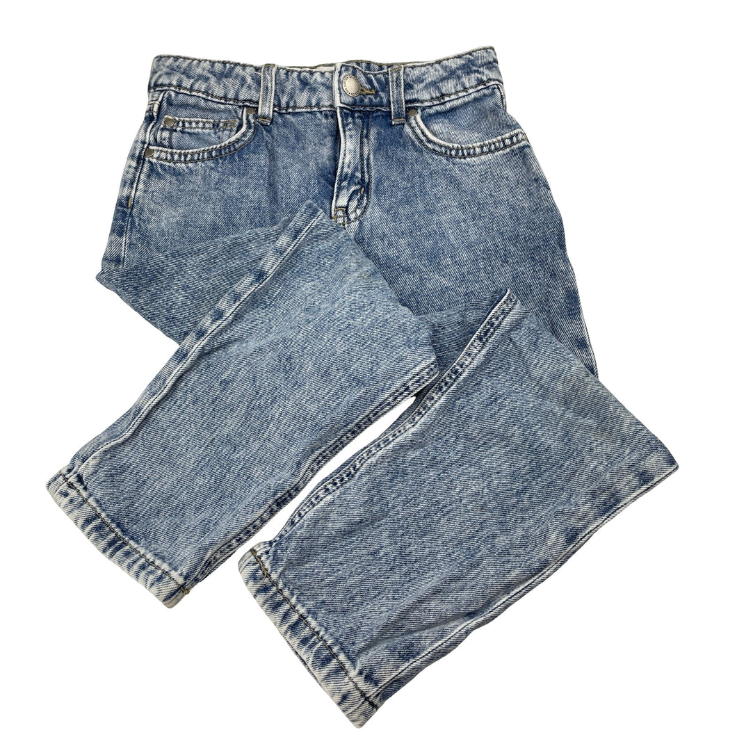Boys Cotton On, blue denim jeans, adjustable, inside leg: 42.5cm, FUC, size 6,  