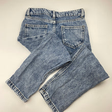 Load image into Gallery viewer, Boys Cotton On, blue denim jeans, adjustable, inside leg: 42.5cm, FUC, size 6,  
