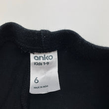 Load image into Gallery viewer, Girls Anko, black leggings, inside leg: 39.5cm, GUC, size 6,  
