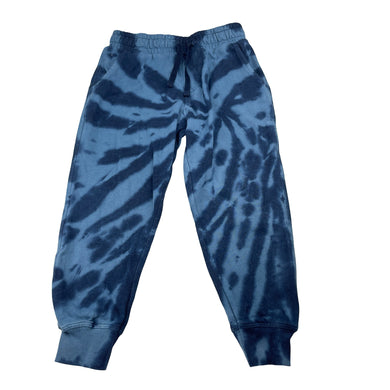 Boys Tilt, tie-dyed fleece-lined track pants, inside leg: 40cm, GUC, size 3,  